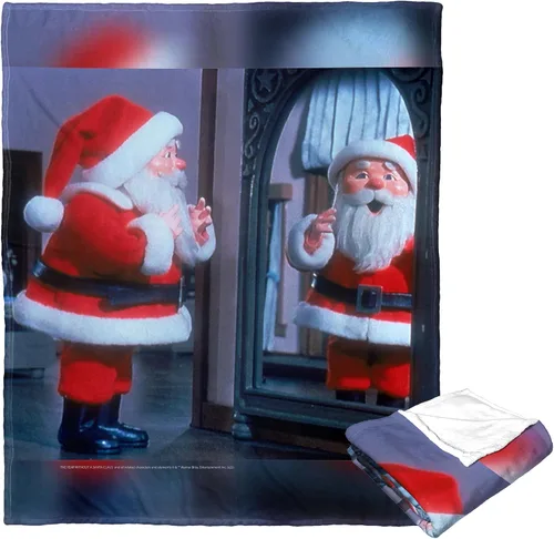 Vista 8 de Northwest The Year Without a Santa Claus - Manta de seda táctil, 50 x 60 pulgadas, Brotherly Quarrel