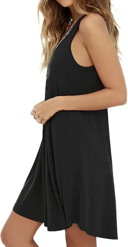 Vista 2 de MOLERANI Vestido holgado simple y casual para mujer
