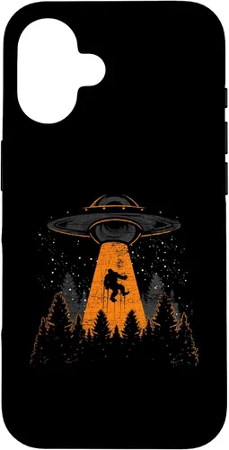 Vista 32 de Science Fiction Kryptide Sasquatch Alien UFO Myth Bigfoot Case for iPhone 17