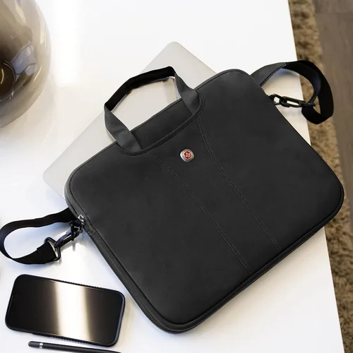 Vista 2 de Wenger Equipaje Slimcase Legacy, Negro -, Legacy 14.1" Ultra Computer Slimcase Negro maletín para computadora