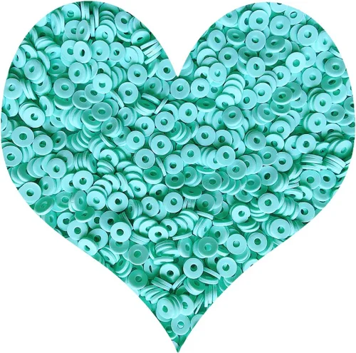 Vista 17 de 3000 cuentas redondas planas de polímero de vinilo Heishi cuentas de arcilla polimérica para hacer joyas, collares, pulseras y aretes (01-blanco)