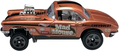 Vista 3 de Hot Wheels 2022 - Corvette Gasser '62 - Tira de arrastre HW 7/10 [marrón] 225/250