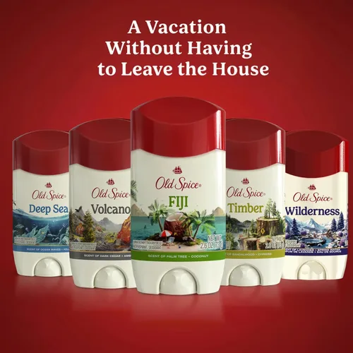 Vista 8 de Old Spice Volcán antitranspirante y desodorante para hombre con carbón, 2.6 onzas (paquete de 3) con gel de baño Swagger tamaño viaje