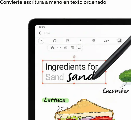 Vista 4 de Galaxy Tab S7 FE Pen para Samsung Galaxy Tab S7 FE S Pen Stylus Pen (negro)