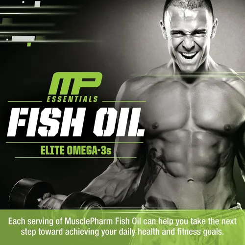 Vista 9 de MusclePharm Essentials - Aceite de pescado Elite Omega 3, apoya las articulaciones, el rendimiento muscular y la recuperación, salud cerebral