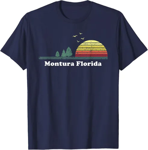 Vista 7 de Vintage Montura, Florida Sunset - Camiseta con impresión de recuerdo