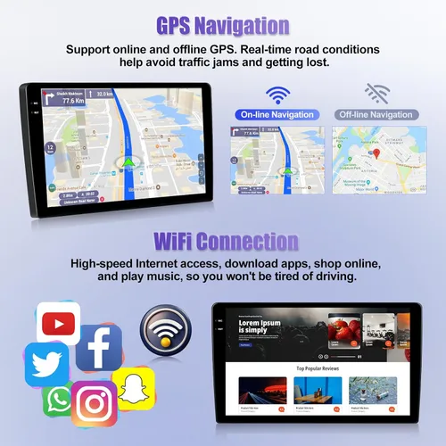 Vista 7 de 4+64 para Hyundai Elantra 2016 2017 2018 Android 15 Radio de coche inalámbrico Carplay Android Auto 9 pulgadas pantalla táctil