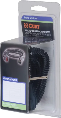 Vista 5 de CURT 51452 Arnés de cableado del controlador de freno de remolque eléctrico de enchufe rápido, se adapta a selectos Chevrolet Silverado, Suburban
