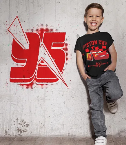 Vista 2 de Disney Camiseta gráfica Cars Lightning McQueen Pixar (juegos) Tow Mater Doc Cruz Finn Outfit Tee Niños Cumpleaños Ropa para niños