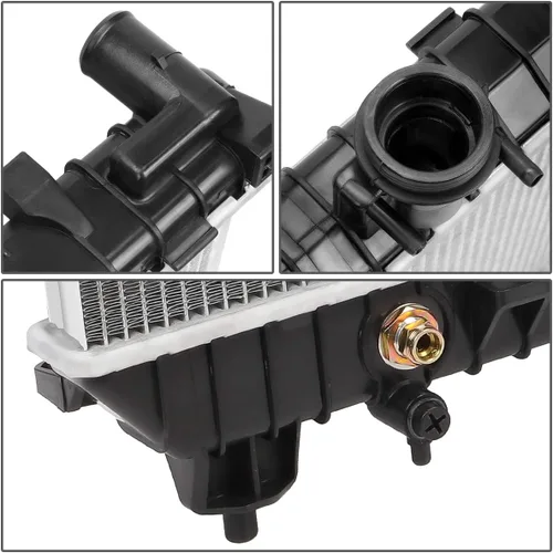 Vista 4 de DNA Motoring OEM-RA-13142 DPI 13142 - Radiador de enfriamiento de aluminio de estilo de fábrica, con pernos, compatible con Camaro 2010-2011