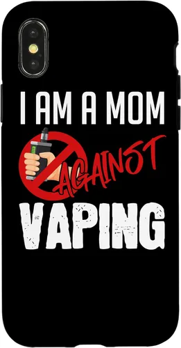 Vista 5 de iPhone 16 I'm A Mom Against Vaping Vaper's Club Vape Case