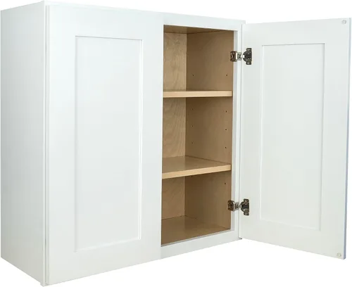 Vista 5 de Hollywood Fabiani Design - Armario de cocina para pared, listo para montar, 33 pulgadas de ancho x 12 pulgadas de profundidad x 30 pulgadas de alto