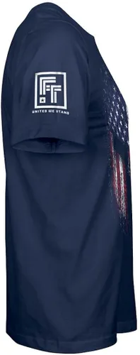 Vista 4 de Camiseta patriótica espartana estadounidense para hombre