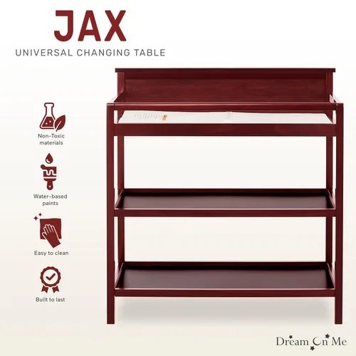 Vista 5 de Dream On Me Jax - Cambiador universal, color cereza