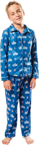 Vista 10 de Ultra Game Conjunto de pijama juvenil oficial de la NBA de 2 piezas súper suaves con botones