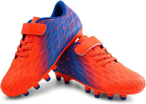 Vista 6 de Brooman - Tacos de fútbol para niños y niñas, zapatos deportivos con tacos para usar al aire libre