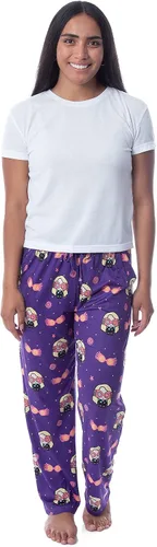 Vista 4 de Harry Potter Womens' Luna Lovegood Glasses Chibi Allover Print Pajama Pants