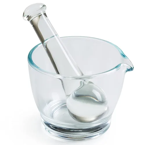 Vista 8 de Ultrassist Cuenco de cristal del mortero y de la mano de mortero de 4oz, amoladora y mezclador de la medicina para la farmacia o el laboratorio