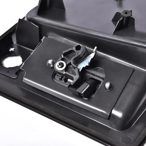 Vista 2 de CNNELL Manija de puerta de carga trasera y soporte de placa de matrícula compatible con Ford Van E150 E250 E350 1992-2007
