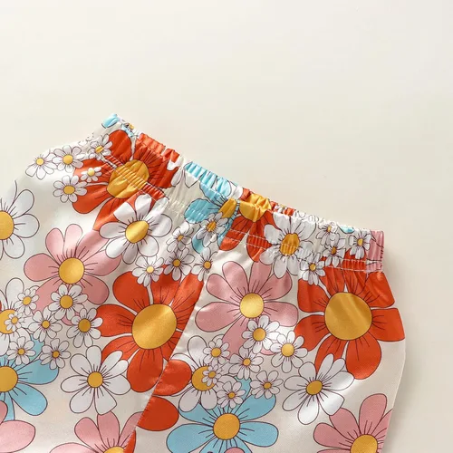 Vista 19 de Conjunto de pijama de manga larga con botones para niña pequeña, conjunto de ropa de dormir
