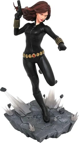 Vista 3 de Diamond Select Toys Colección Marvel Premier: estatua de resina Black Widow, multicolor, 11 pulgadas