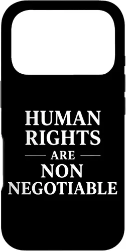 Vista 29 de Human Rights are Non Negotiable Social Justice & Equality Case for iPhone XR