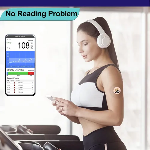 Vista 5 de Libre - Juego de 3 cubiertas de sensor y calcomanías de estilo libre para sensor Libre 3, parches adhesivos transparentes hipoalergénicos
