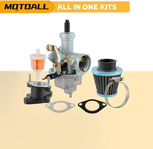 Vista 7 de MOTOALL Carburador PZ27 de 150cc 200cc 250cc ATV Go Kart Dirt Bike con filtro de aire para Predator Coleman CT200U KT196 para TaoTao Coolster CG