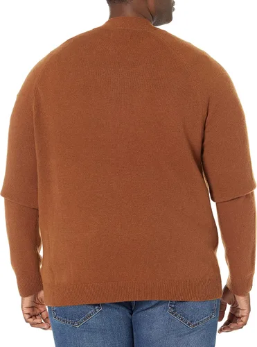 Vista 2 de Tienda Essentials Men's Lambs Wool V-Neck Cardigan Sweater (Previously Goodthreads)
