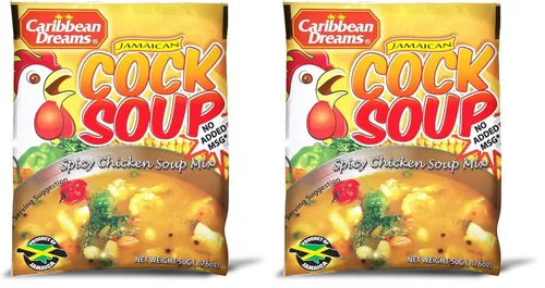 Vista 5 de Caribbean Dreams Sopa de pollo jamaicana, 1.76 oz (paquete de 10)
