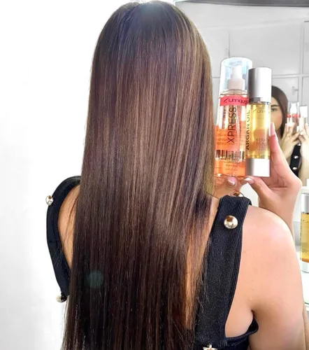 Vista 5 de UNNIQUE Aceite de argán puro para el cabello, suero capilar para control del encrespamiento, brillo instantáneo y suavidad, aceite de argán