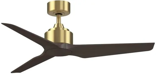 Vista 16 de Fanimation TriAire Custom 48 In Ceiling Fan, Black, Black Blades Light kit sold separately. Damp rated for indoor/outdoor use. Remote included.