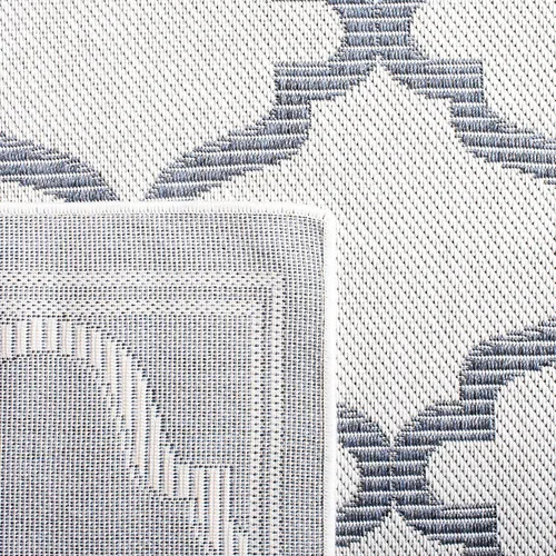 Vista 7 de MARTHA STEWART x SAFAVIEH MSRO336G - Alfombra de 6 pies 7 pulgadas x 9 pies, color plateado y gris, para interiores y exteriores, impermeable, fácil