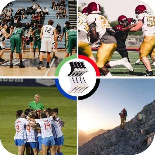 Vista 7 de Calcetines de fútbol antideslizantes para jóvenes, calcetines antideslizantes para hombre, 134 pares de calcetines de hospital, calcetines