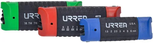 Vista 3 de Urrea 49824 Juego de llaves hexagonales plegables con 3 fundas