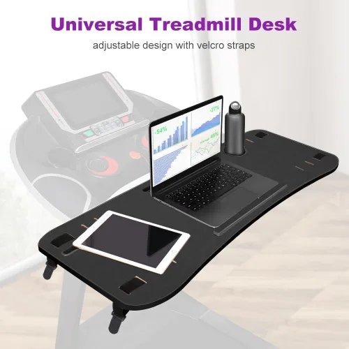 Vista 3 de KELIXU 39" Treadmill Desk Attachment, Universal Walking Laptop Holder Desk Ergonomic Platform Workstation for Treadmill with Cup Holder