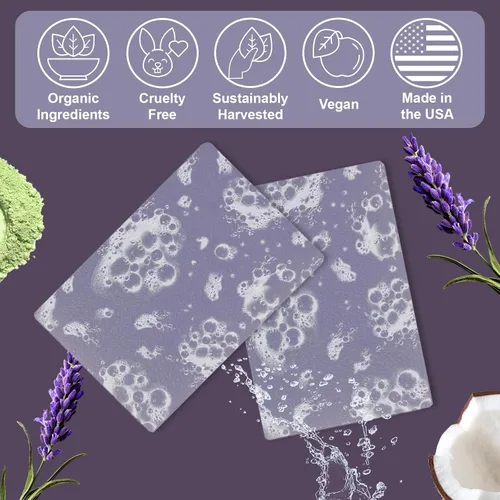 Vista 6 de Ness - Barra de jabón para hombre, aroma a lavanda, jabón natural para hombres, jabón en barra para hombre con ingredientes orgánicos y aceites