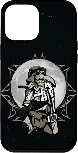Vista 6 de iPhone 15 Médico de la peste con máscara de médico de la peste y funda de tarjeta del tarot