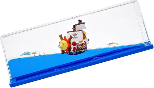 Vista 8 de Botella de deriva fluida de crucero, barco insumergible en una caja, modelo de crucero Titanic, decoración de barco de crucero de onda líquida