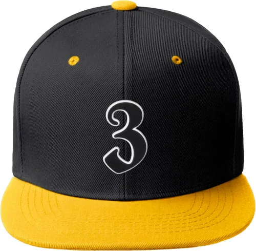 Vista 627 de Daxton Gorra clásica con visera de billete plano con letras del alfabeto inglés antiguo de la A a la Z