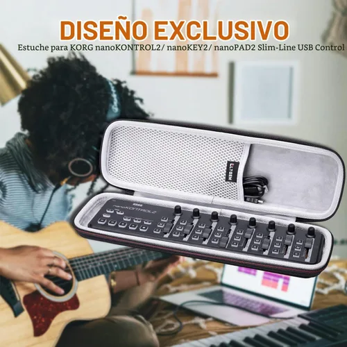 Vista 8 de TGEM - Funda para controlador MIDI USB Slim-Line KORG nanoKONTROL2/nanoKEY2