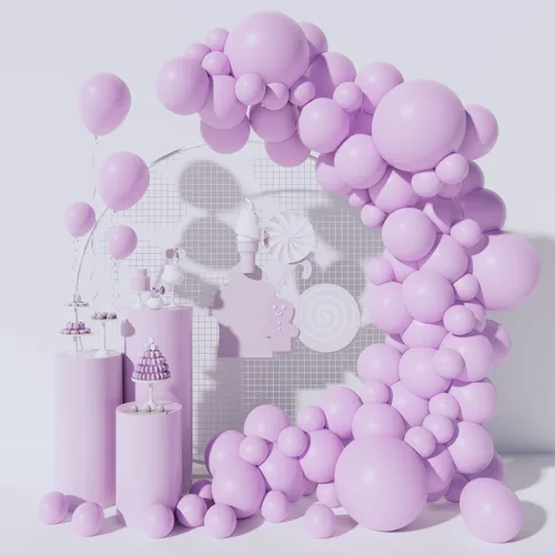 Vista 12 de Kit de arco de guirnalda de globos negros de 130 piezas, diferentes tamaños de 18, 12, 10 y 5 pulgadas, kit de globos de látex para fiesta