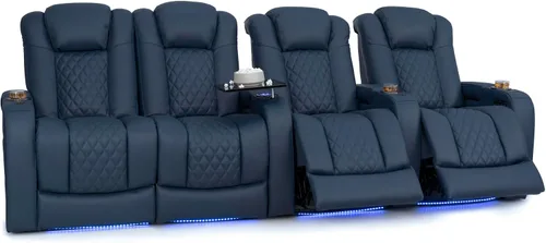 Vista 64 de Seatcraft Virtuoso 365 - Asiento de cine en casa (3 unidades), color ébano