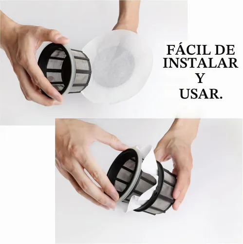 Vista 5 de ESPRO 100 filtros de papel de café para prensa francesa ESPRO P1/P0, 12 y 16 onzas