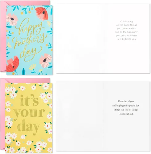 Vista 5 de Hallmark - Surtido de tarjetas para el Día de la Madre, Deseos para el Día de la Madre (36 tarjetas con sobres)