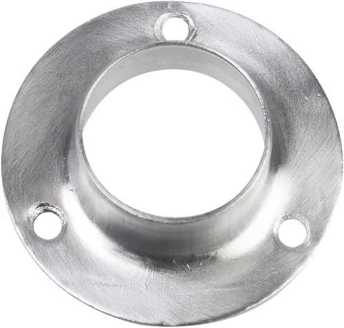 Vista 3 de Geesatis Soporte de brida para barra de tubería, soporte de montaje de techo, brida de varilla de acero inoxidable, con tornillos, diámetro