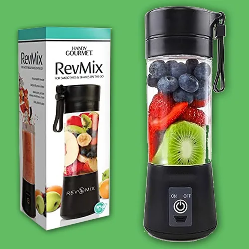 Vista 7 de Handy Gourmet RevMix - para batidos y batidos sobre la marcha, negro