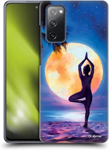 Vista 8 de Head Case Designs Officially Licensed P.D. Moreno Dancer's Pose Yoga Silhouettes Hard Back Case Compatible with Samsung Galaxy S20 FE / 5G