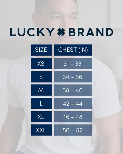 Vista 6 de Lucky Brand Camisetas para hombre Camisas de manga corta con cuello redondo para hombre Camisetas casuales suaves y elásticas para hombre (S-XL)