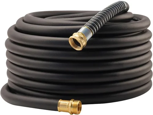 Vista 27 de Wiseflow Leader Hose Manguera de agua resistente de 3 x 5/8 pulgadas con accesorios de latón macho a hembra, extensor de manguera corta para carrete